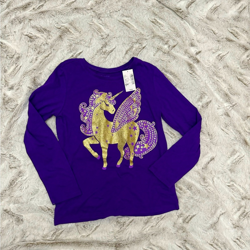 Girls children’s place purple long sleeve. Size medium.